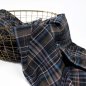 Preview: Viskose - Check Lurex - old rose/dusty blue